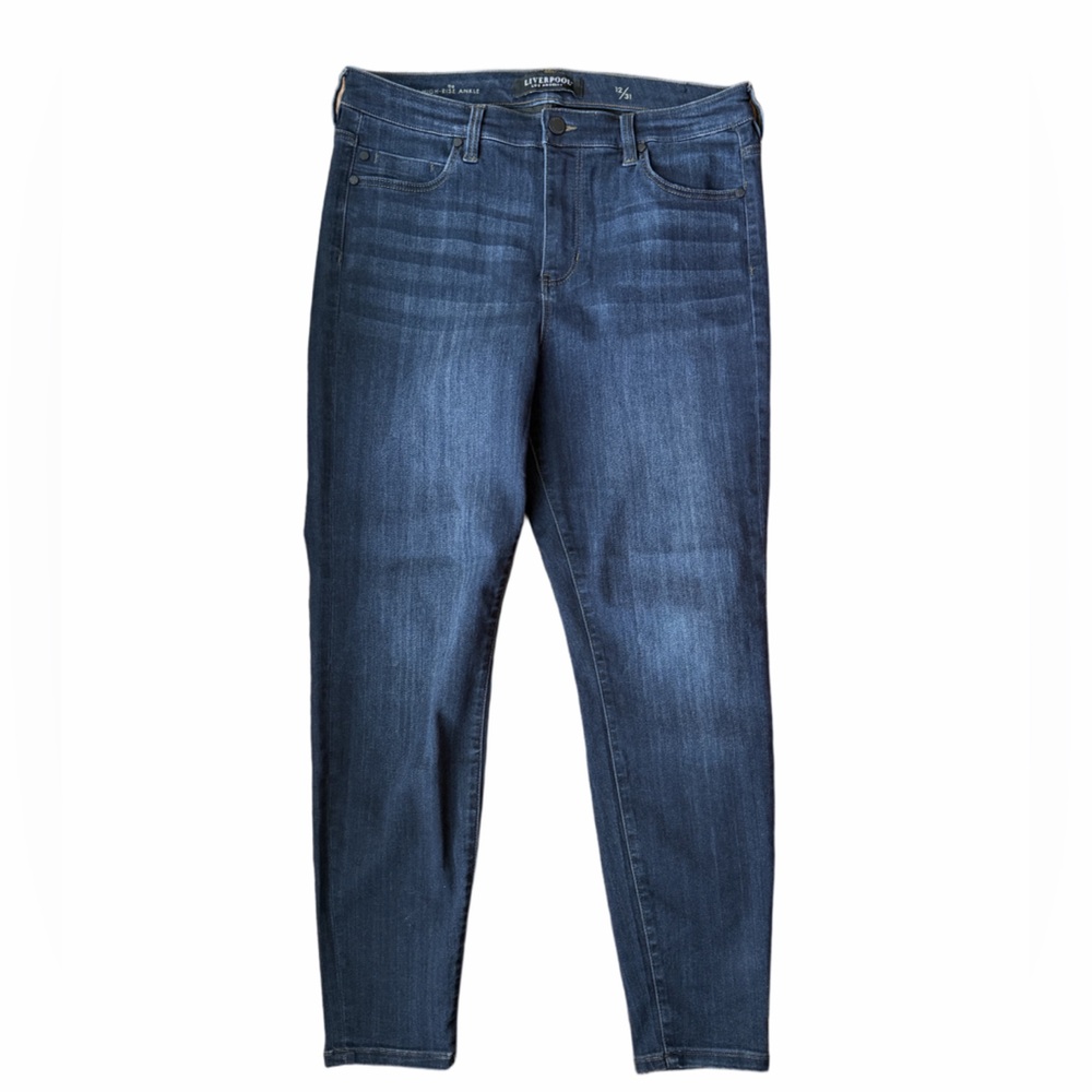 Liverpool Los Angeles High-Rise Ankle Jeans Size 12 / 31